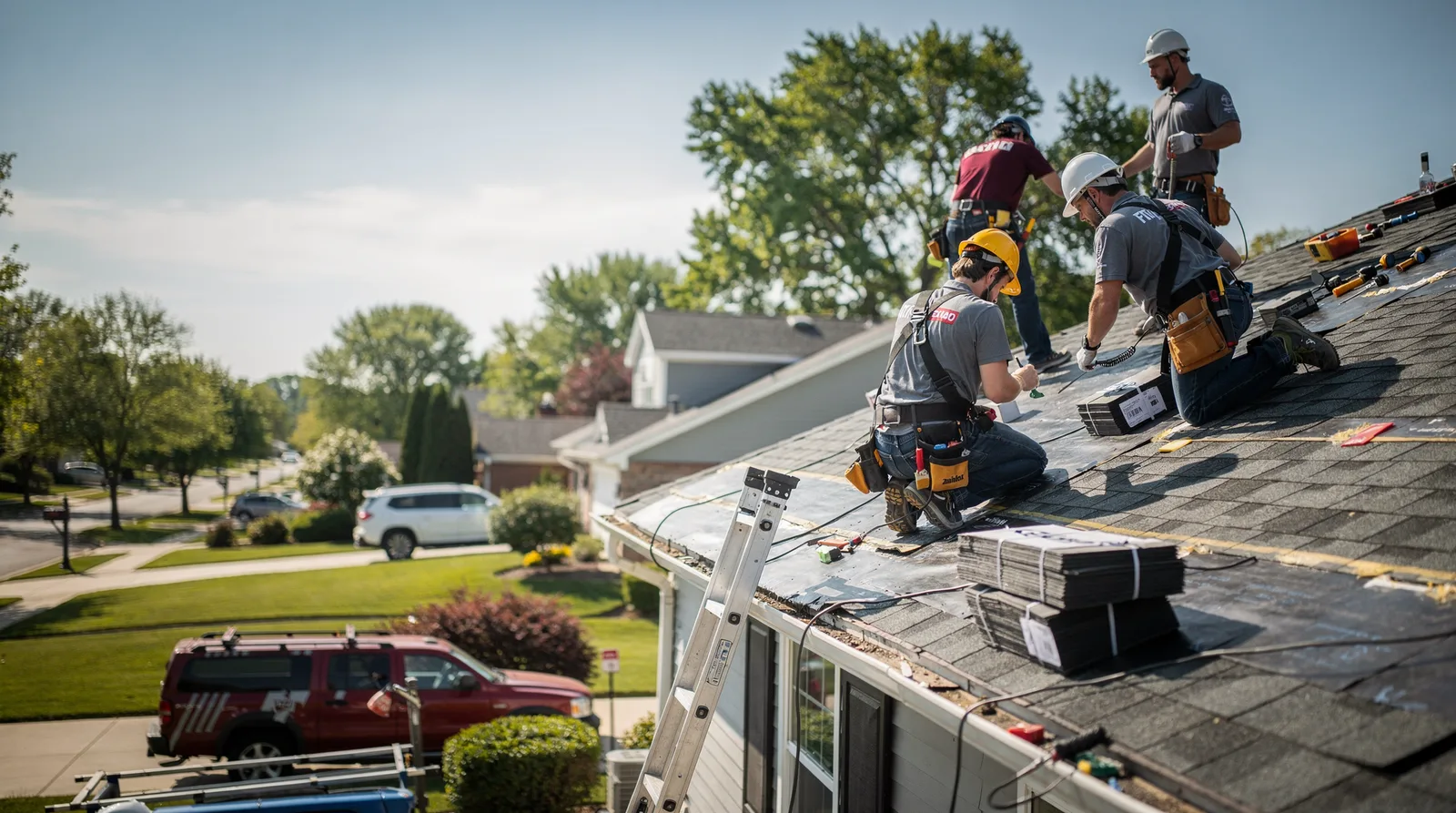 Roof Repair in Blanchardville, WI around you